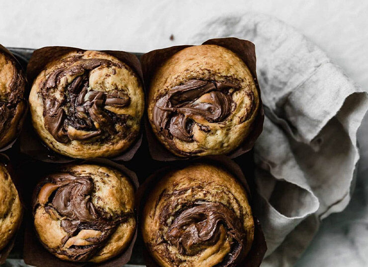 Μάφινς με μπανάνα και Nutella: Μα τι λιχουδιά!