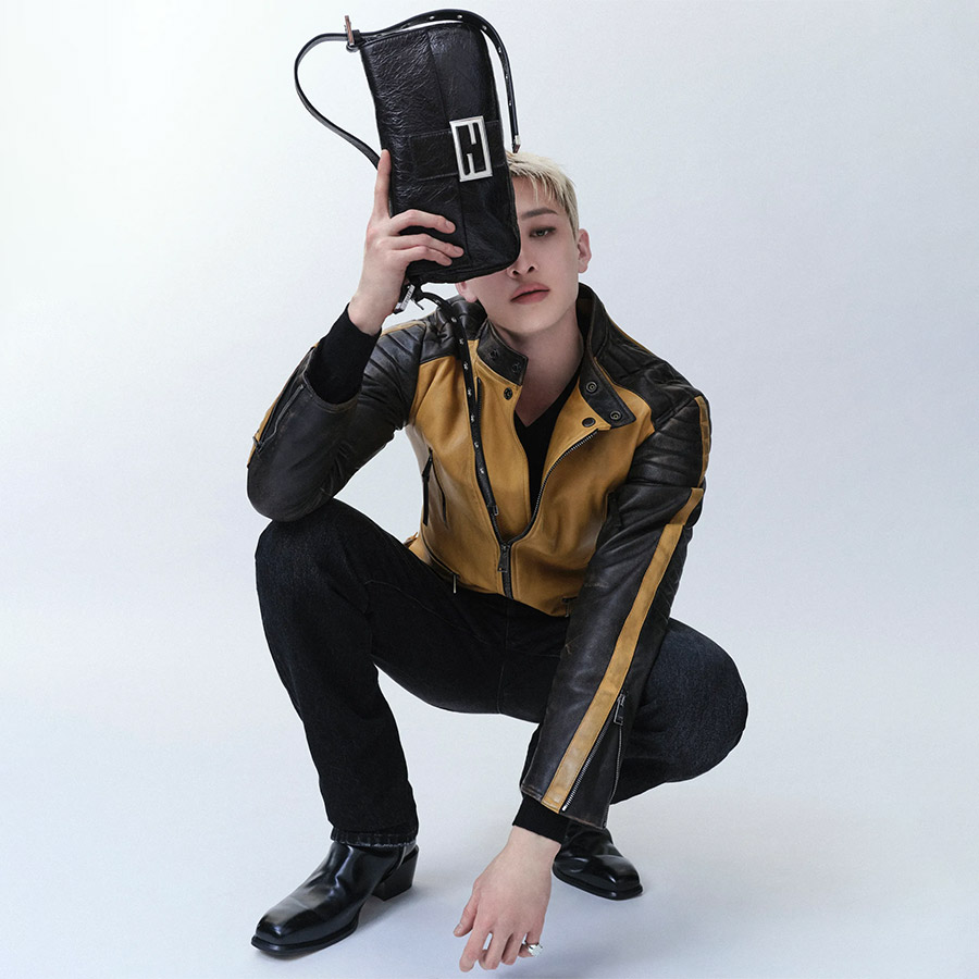 H Bang Chan με Fendi PHOTO @fendi