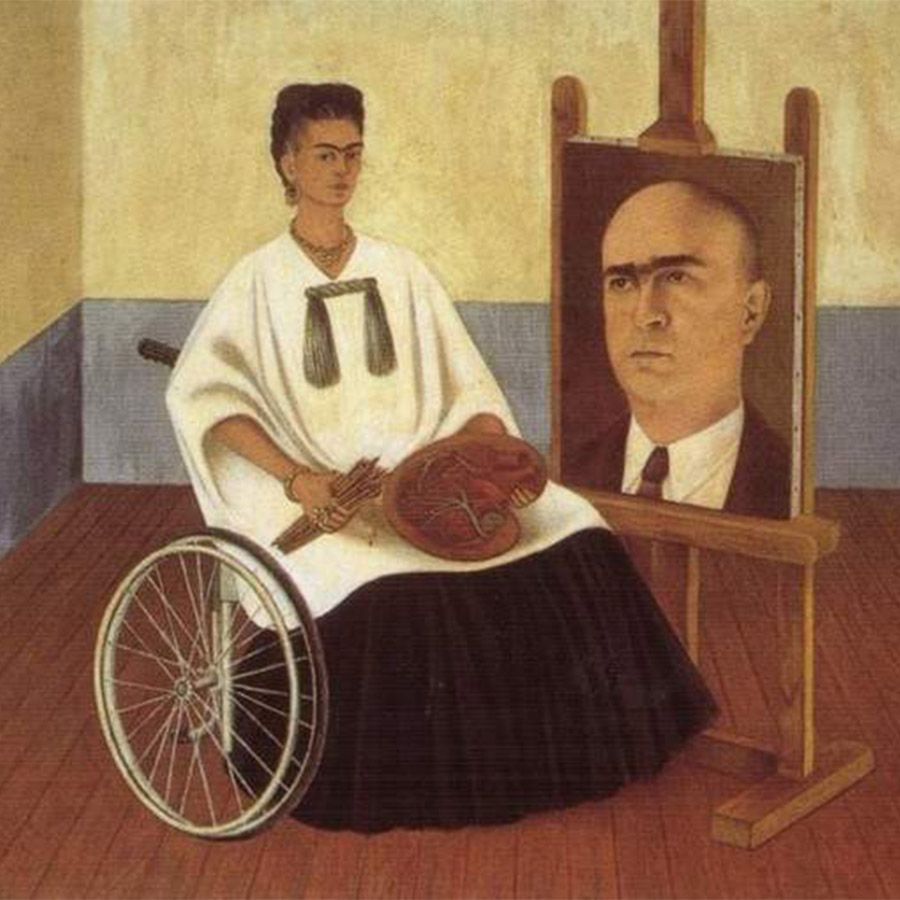 Frida Kahlo Αυτοπροσωπογραφία με τον Dr. Farill, 1951 Ιδιωτική Συλλογή / Τate Gallery