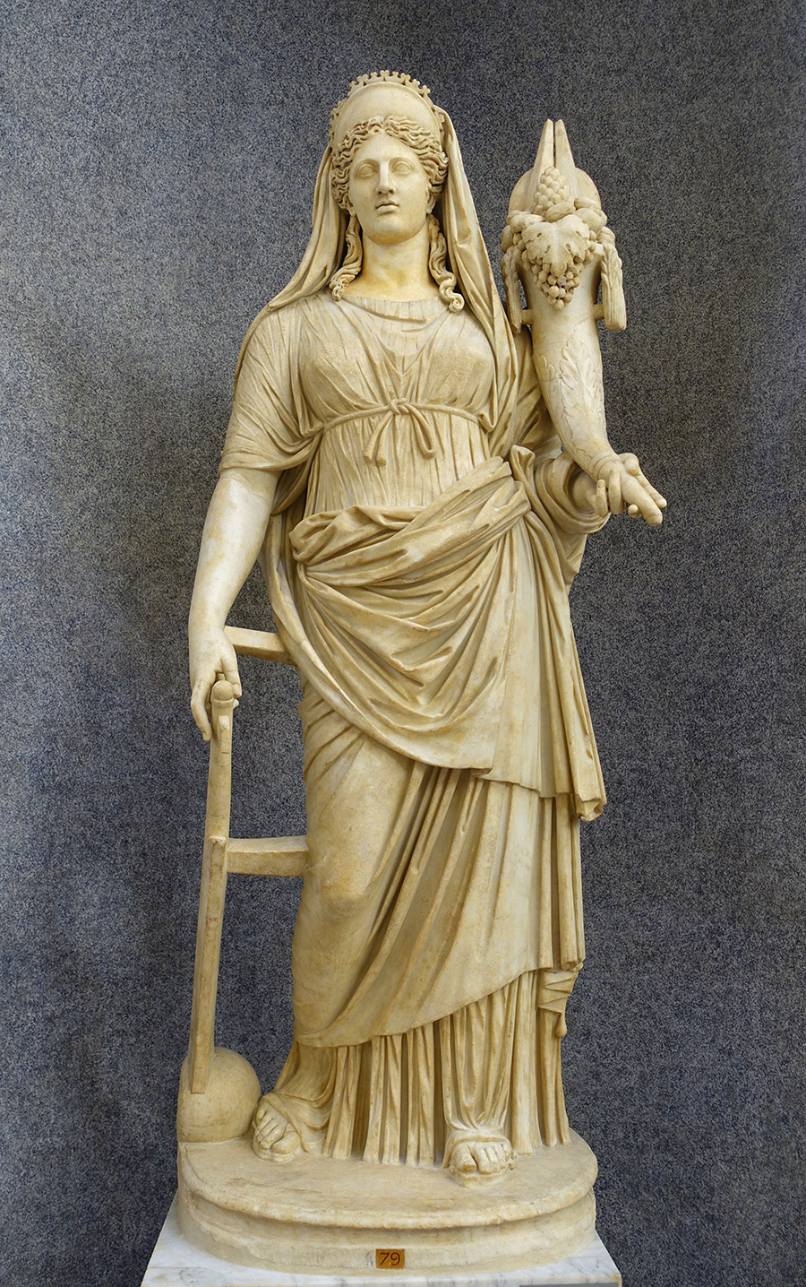 «Fortuna», Braccio Nuovo, Museo Chiaramonti - Μουσεία Βατικανού PHOTO WIKIPEDIA