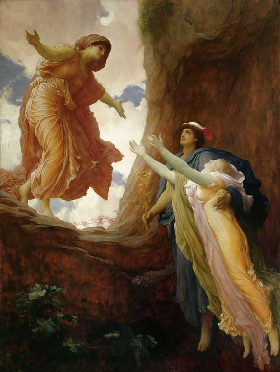 Η Επιστροφή της Περσεφόνης, Frederic Lord Leighton, 1890-91, PHOTO METROPOLITAN MUSEUM NEW YORK (MET)
