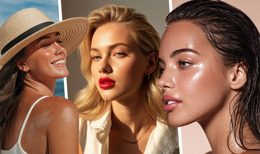 Sweaty skin ή «υγρό» look: Η τάση μακιγιάζ που μετατρέπει τη λάμψη σε σημείο κλειδί!