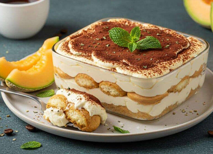 Tiramisu πεπόνι: Ένα δροσιστικό και ελαφρύ γλυκό ιδανικό για το καλοκαίρι
