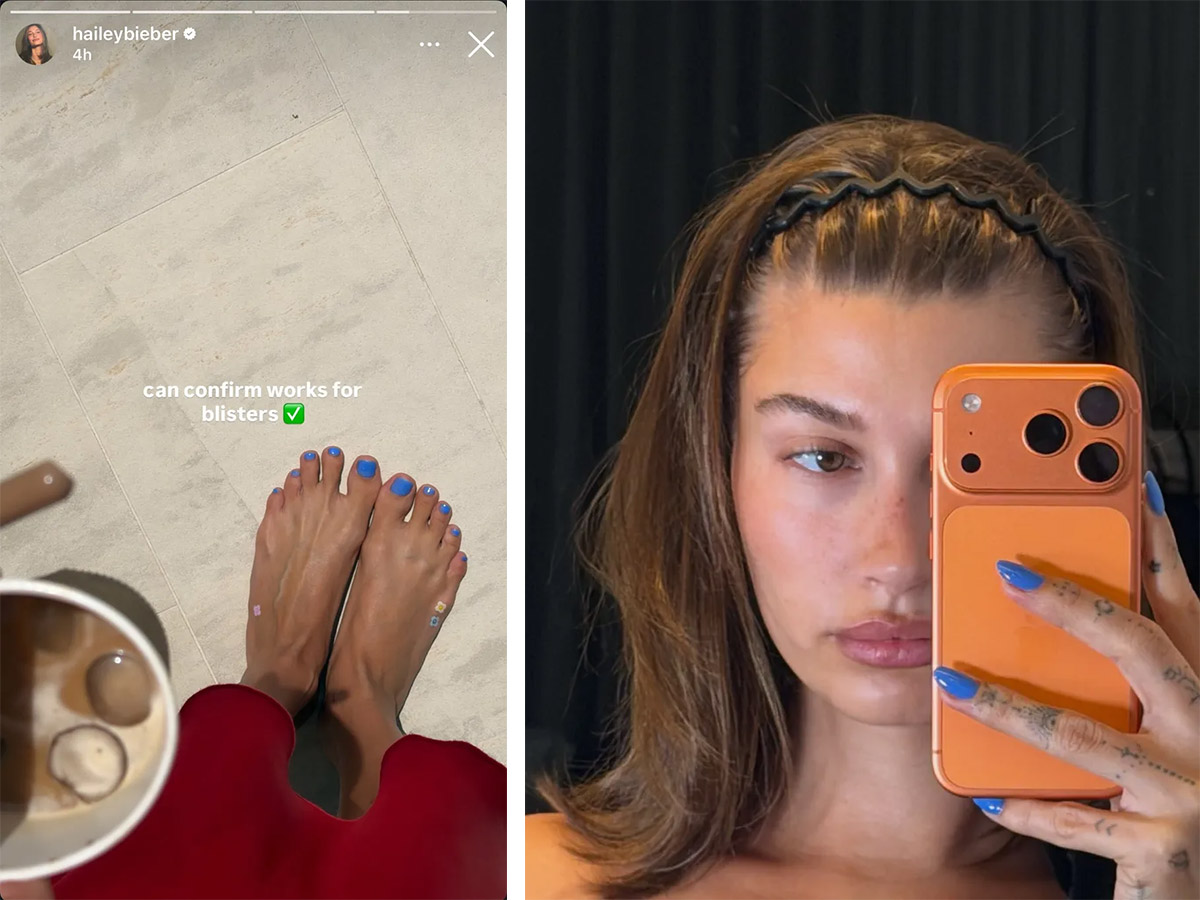 PHOTO INSTAGRAM @haileybieber // PHOTO INTSTAGRAM @nailsbyzola