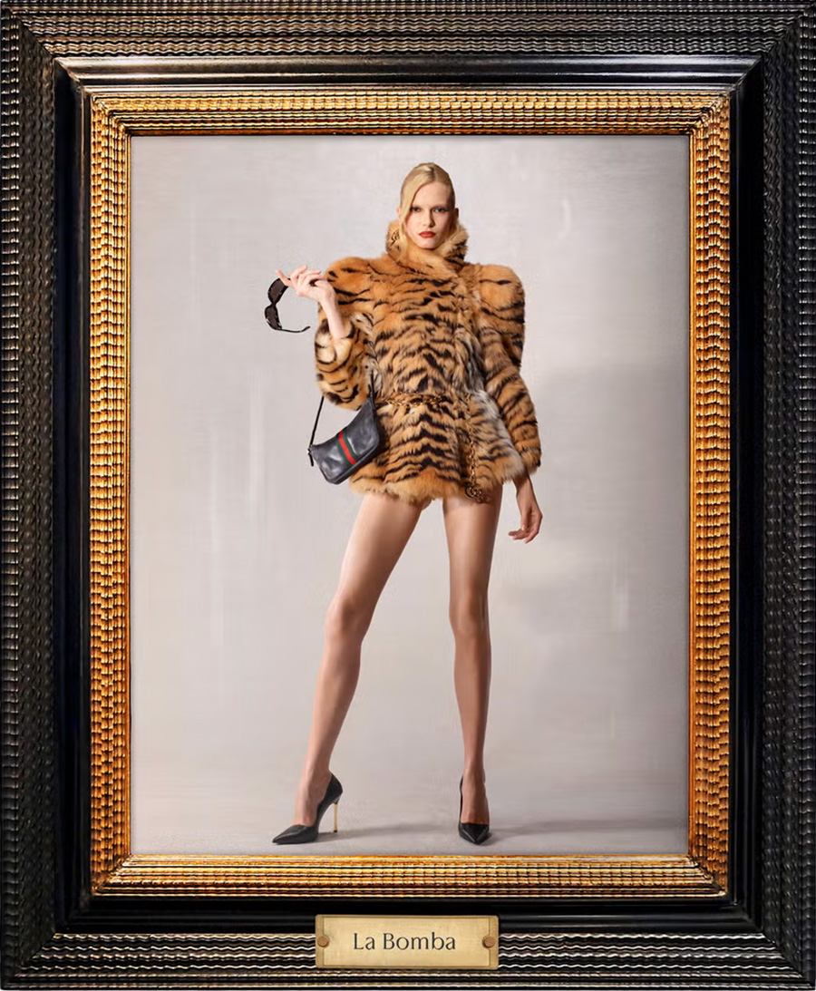Από τη συλλογή φθινόπωρο 2026 του οίκου Gucci «αφιερωμένη» στην… άγρια τίγρη PHOTO GUCCI OFFICIAL SITE