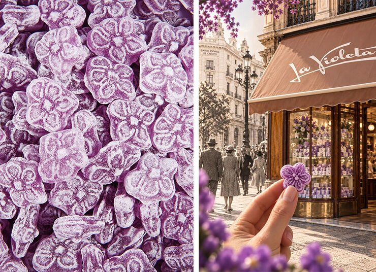 «La Violeta»: Οι βιολέτες της Μαδρίτης, βασίλισσες της γλυκύτητας