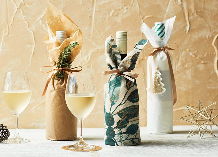 5+1 τρόποι για να αμπαλάρετε ιδιαίτερα ένα μπουκάλι κρασιού για δώρο