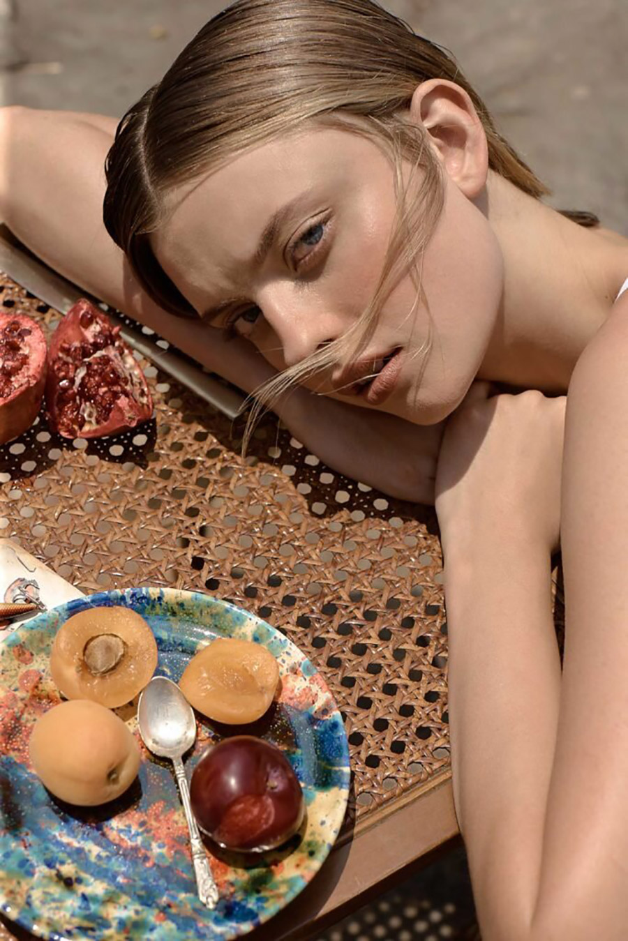Hannah Scherf, by Tim Ashton for Grazia Australia