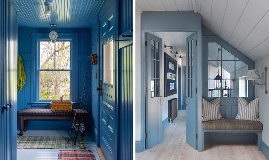 By Reath Design, Farrow & Ball’s Cook’s Blue, Photo: Laure Joliet // photo: Laure Joliet Architectural Digest