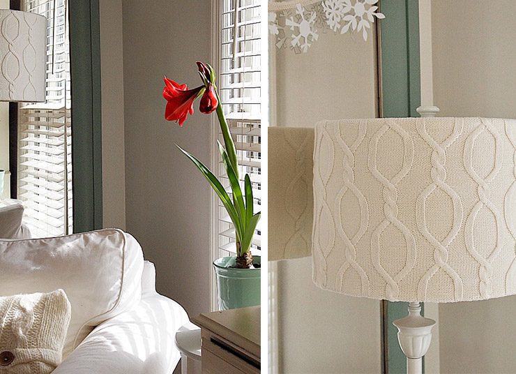 DIY: Ένα αξιολάτρευτο αμπαζούρ από ανακυκλωμένο πουλόβερ