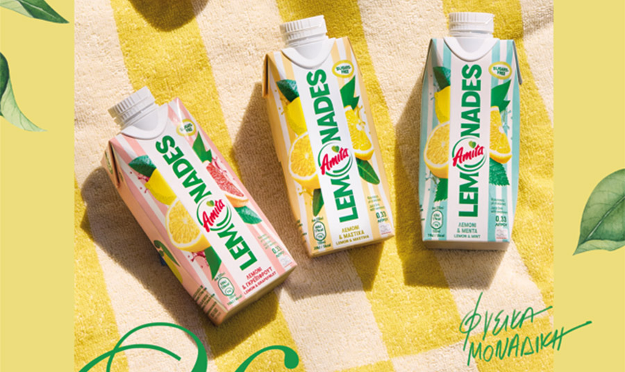 Amita Lemonades: Tρεις μοναδικοί γευστικοί συνδυασμοί