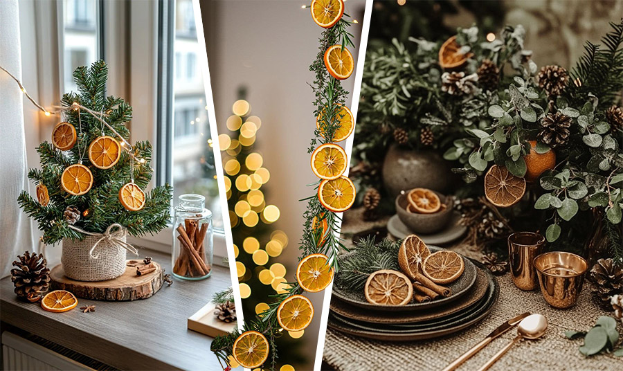 Η μόδα με τα αποξηραμένα πορτοκάλια! Ιδέες γιορτινής διακόσμησης και οδηγίες αποξήρανσης!