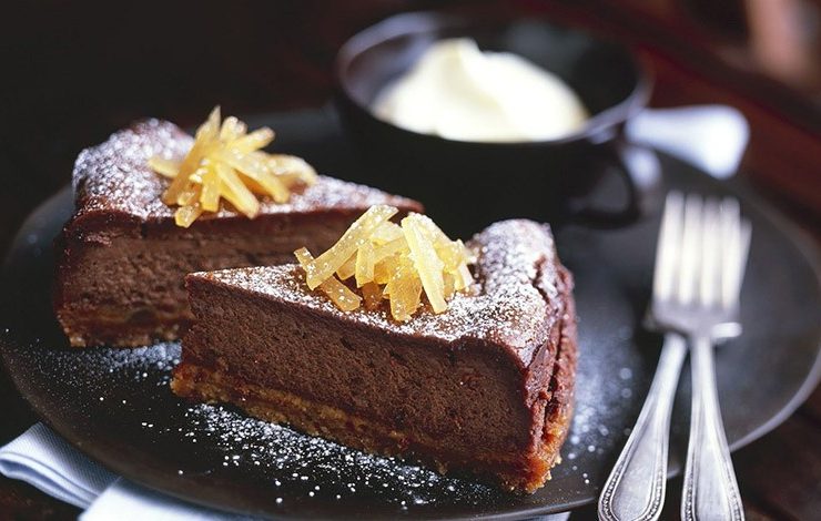 Cheesecake σοκολάτα με τζίντζερ από τον Gordon Ramsay