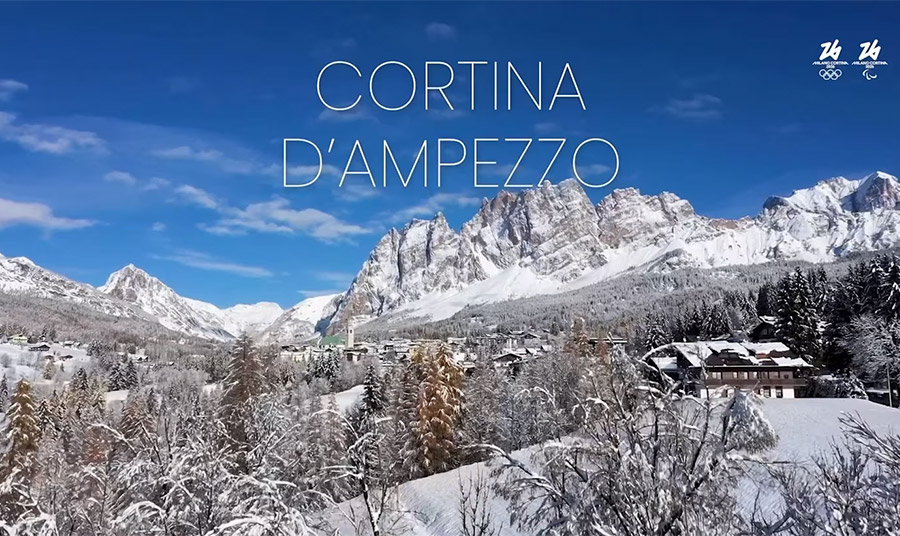 Άποψη από την πανέμορφη Κορτίνα ντ’Αμπέτσο PHOTO INTERNATIONAL OLYMPIC COMMITTEE