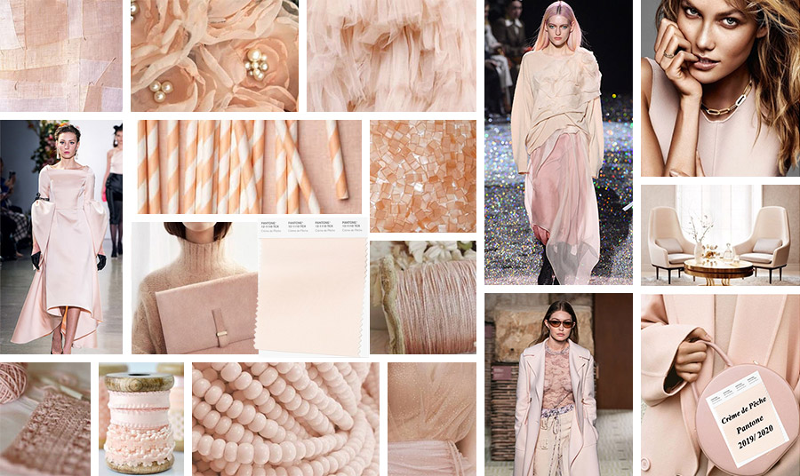 Crème de Pêche, μία από τις πιο εντυπωσιακές ουδέτερες αποχρώσεις του φετινού χειμώνα. Μία εντελώς νέα εκδοχή του μπεζ σαν… γλυκιά κρέμα ροδάκινου! Τόσο θηλυκό και απαλό που δυσκολευόμαστε να το θεωρήσουμε ουδέτερο. Κομψό και αριστοκρατικό φοριέται όλες τις ώρες