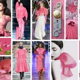 Το Fruit Dove είναι αναμφίβολα ένα από τα πιο εντυπωσιακά χρώματα της περιόδου. Φωτεινό και ζωηρό είναι ένα χρώμα που εκφράζει τη διάθεση της μόδας να σπάσει τους κανόνες και είναι ένα από τα βασικά χρώματα του χειμώνα