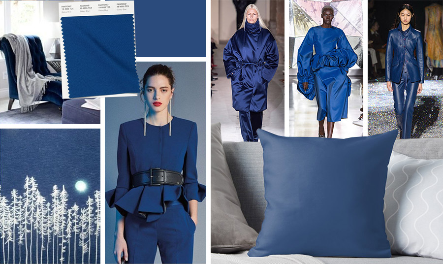 Το βαθύ Galaxy blue με έμπνευση από τα βάθη των ωκεανών αποτελεί ένα από τα βασικά χρώματα της χειμερινής παλέτας. Μια «βασιλική» απόχρωση που θα σας δώσει την ευκαιρία να τραβήξετε τα βλέμματα