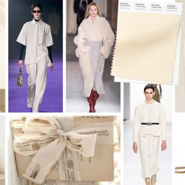 Vanilla Custard, το κρεμ της βανίλιας κυριάρχησε στις πασαρέλες του Μιλάνου και της Νέας Υόρκης δίνοντας μία φωτεινή νότα αλλά πιο γλυκιά από το λευκό