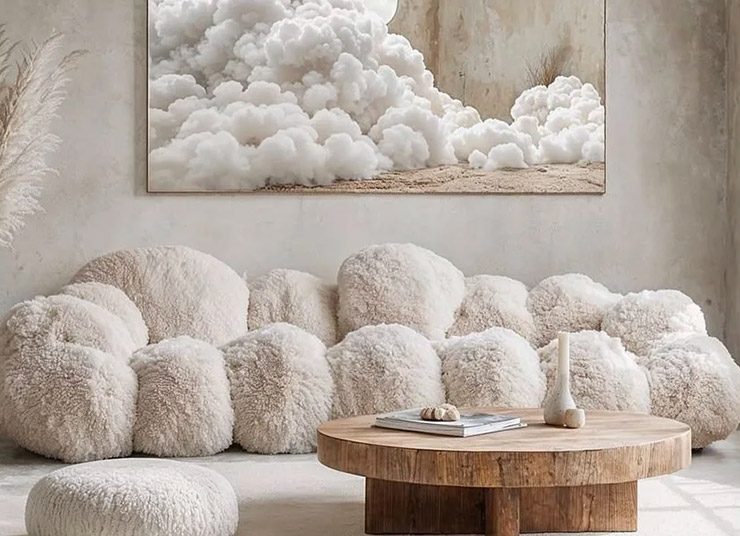 Το Cloud Dancer και η διακόσμηση της «ήσυχης πολυτέλειας»