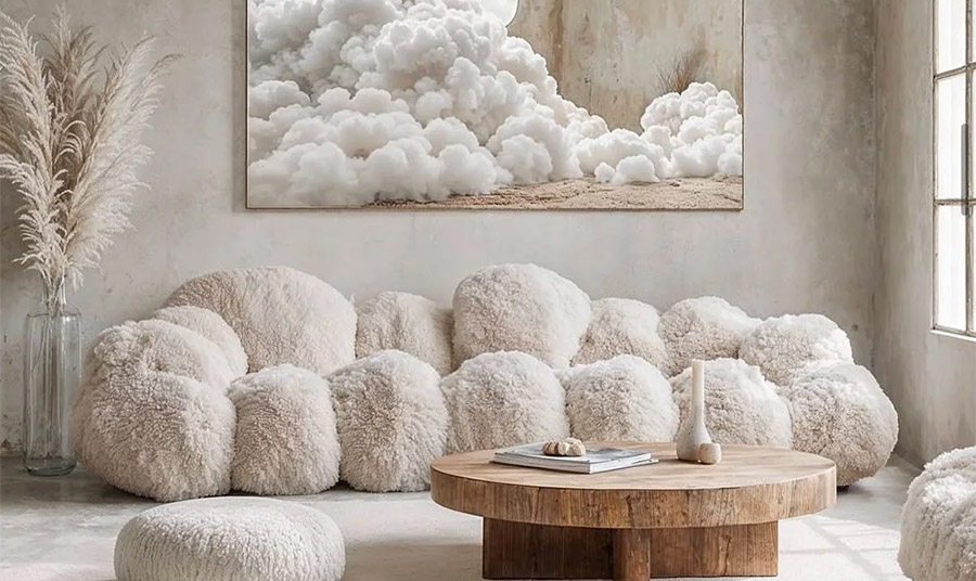 Το Cloud Dancer και η διακόσμηση της «ήσυχης πολυτέλειας»