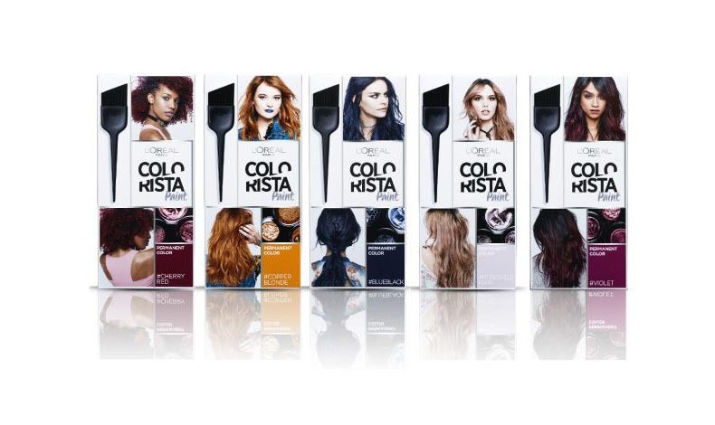Η συλλογή Colorista Paint είναι ένα… μακιγιάζ για τα μαλλιά, που χρησιμοποιεί την τεχνολογία της μάσκαρα στη βαφή μαλλιών, εξασφαλίζοντας με ένα πέρασμα περισσότερο χρώμα, χωρίς γραμμές, χωρίς κενά