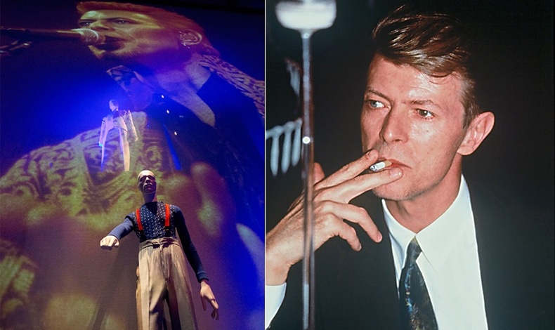 Από την έκθεση "David Bowie is" που έλαβε χώρα το 2013 στο Victoria & Albert Museum του Λονδίνου // Καπνίζοντας...