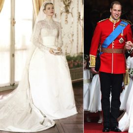 Η ονειρική δημιουργία για την πριγκίπισσα Γκρέις του Μονακό // Η Κέιτ Μίντλετον με τον πρίγκιπα Γουίλιαμ στο πλευρό της μετά την τελετή