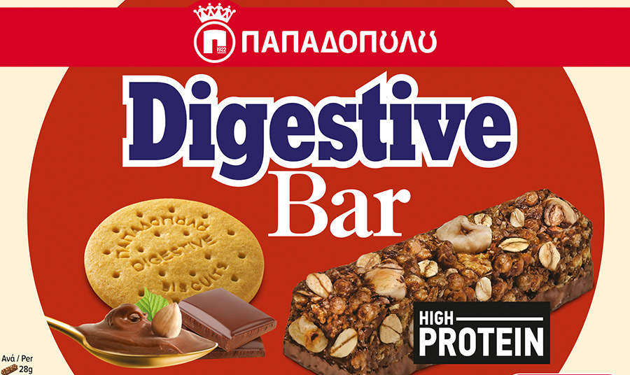 Digestive Bars Παπαδοπούλου: Απόλαυση με 20% πρωτεΐνη!