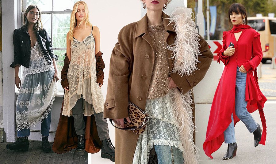 Η τάση φόρεμα πάνω από τζιν επιστρέφει! Δείτε πώς να το φορέσετε το 2024