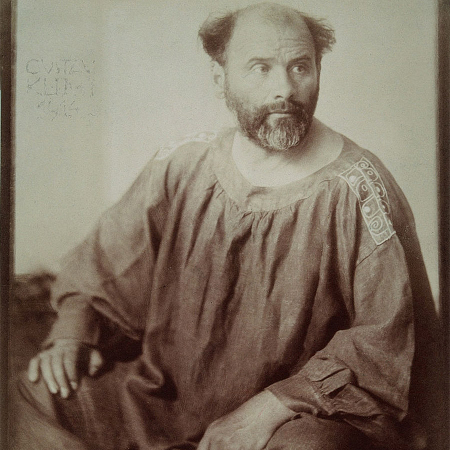 Ο ζωγράφος Gustav Klimt By Josef Anton Trčka PHOTO WIKIPEDIA