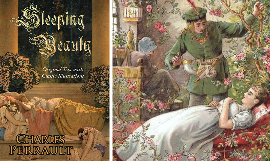 Εξώφυλλο από το παραμύθι «Ωραία Κοιμωμένη», AMAZON // ILLUSTRATION VIA PINTEREST