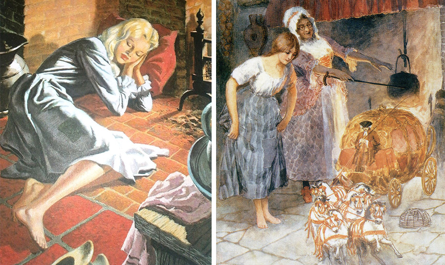 Vintage Ladybird Book Cinderella, 1964 // Cinderella and the Fairy Godmother by William Henry Margetson PHOTO WIKIPEDIA