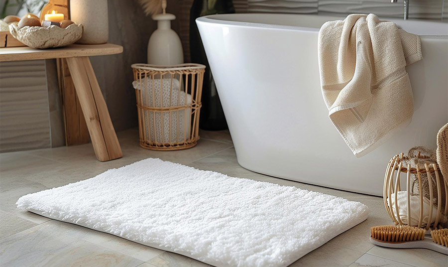 Και τα χαλάκια του μπάνιου… θέλουν τη φροντίδα τους!