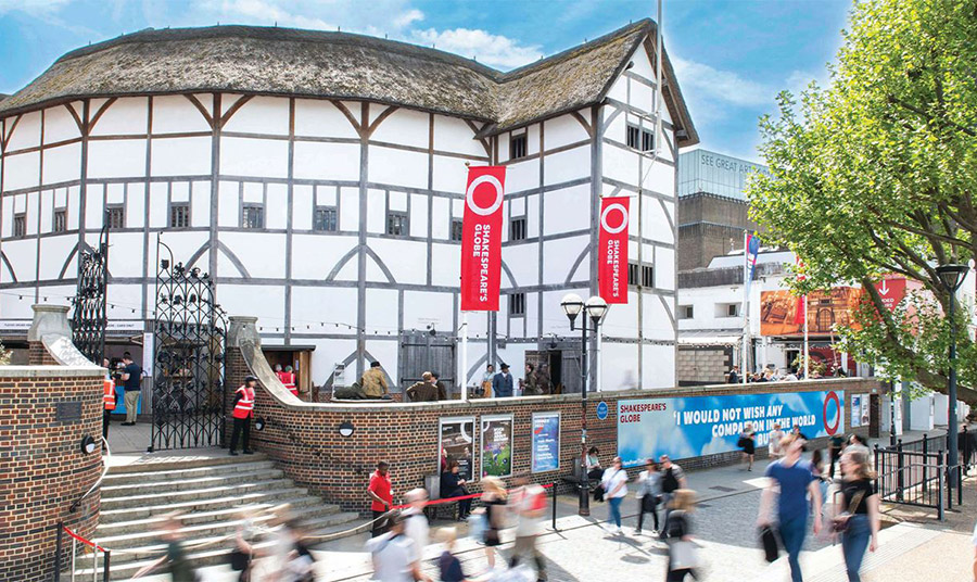 Το εξωτερικό του Globe Theatre PHOTO www.visitlondon.com