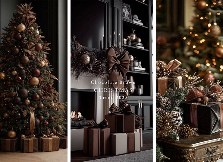 Τάση: Χριστουγεννιάτικη διακόσμηση στις αποχρώσεις του καφέ