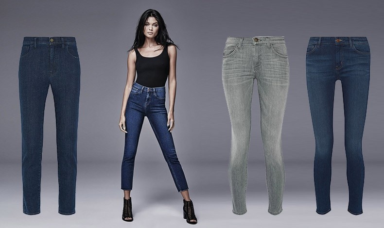 Κλεψύδρα: Σκούρο μπλε, Madewell // Skinny και ψηλόμεσο, θα αναδείξει τη σιλουέτα κλεψύδρα. Από την ανοιξιάτικη κολεξιόν River Island // MIH Jeans // Current/Elliott
