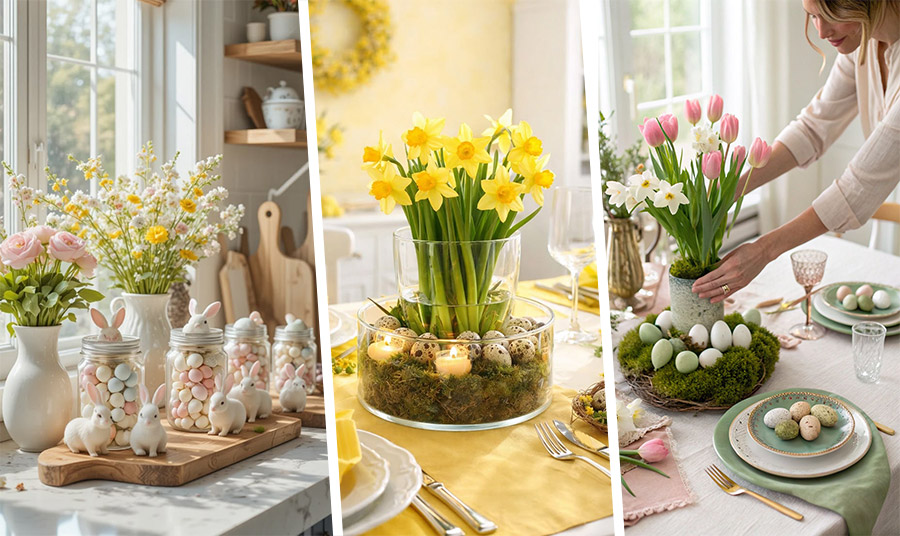 Ιδέες διακόσμησης που γιορτάζουν το Πάσχα και την έλευση της άνοιξης!