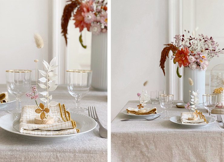 DIY: Αποξηραμένα λουλούδια εμπνευσμένα από την τέχνη ικεμπάνα