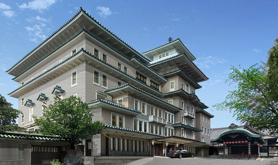 Εξωτερική άποψη του Imperial Hotel, Kyoto.