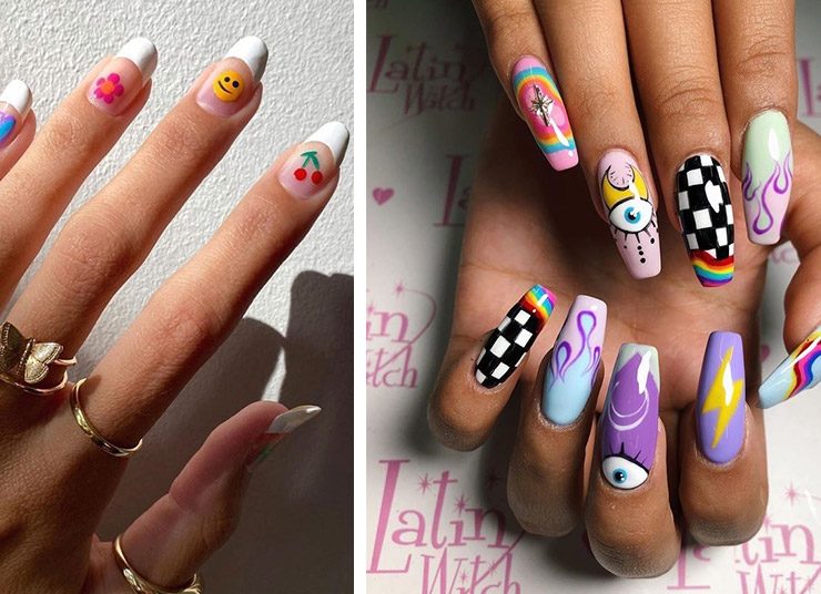 Indie Nails: Η χαρούμενη τάση μανικιούρ για το 2021 προστάζει ελευθερία!