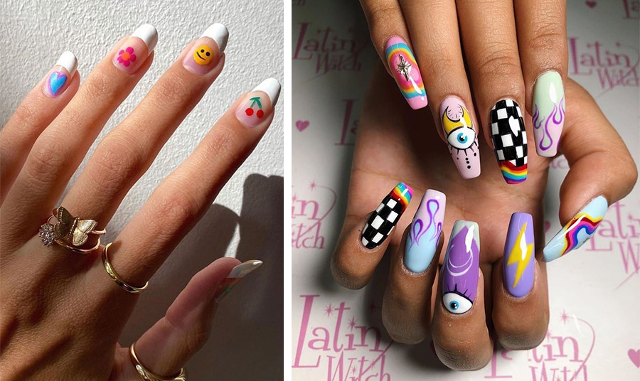 Indie Nails: Η χαρούμενη τάση μανικιούρ για το 2021 προστάζει ελευθερία!