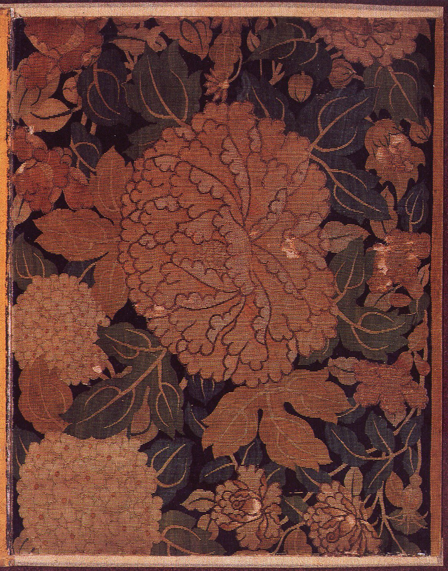 Δυναστεία Song, μεταξωτή ταπετσαρία με παιώνιες PHOTO WIKIPEDIA