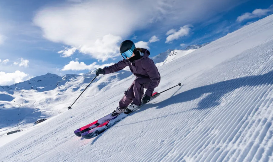 Σκι σε μία από τις μοναδικές πίστες της περιοχής PHOTO www.valthorens.com/