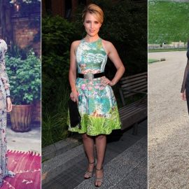 Η Poppy Delevigne με μακρύ λουλουδάτο φόρεμα // Η Diana Agron με άκρως καλοκαιρινό φόρεμα και υπέροχα ψηλοτάκουνα πέδιλα // Η Κate Moss με υπέροχο μαύρο φόρεμα Ralph Lauren