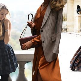 Καρό και για το βράδυ… με ένα γουνάκι πάνω από ένα μίνι φόρεμα, ένα καρό σακάκι πάνω από ένα σατέν φόρεμα ή απλά μία μάξι εκδοχή…