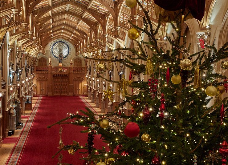 Ο χριστουγεννιάτικος στολισμός στο κάστρο του Windsor για το 2021