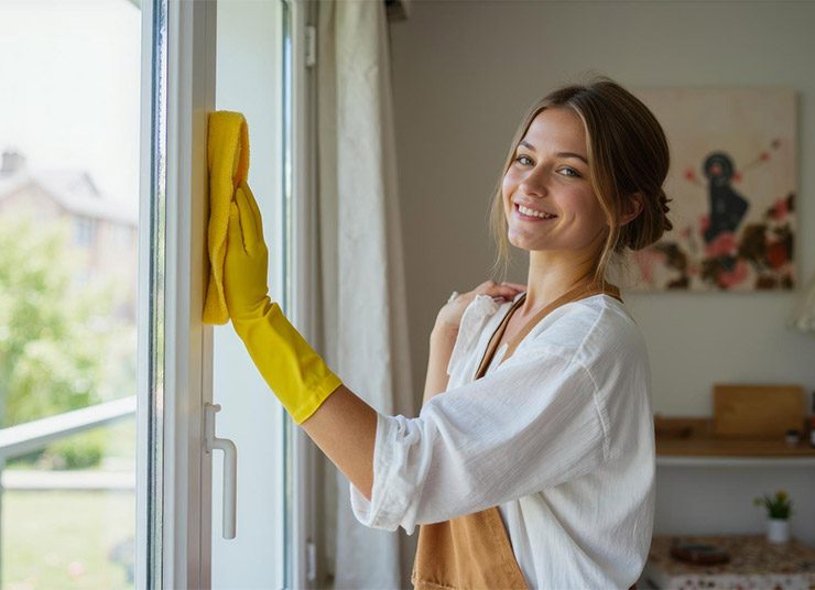 Πώς να καθαρίσετε το εξωτερικό των παραθύρων (και αυτά που δεν φτάνετε)