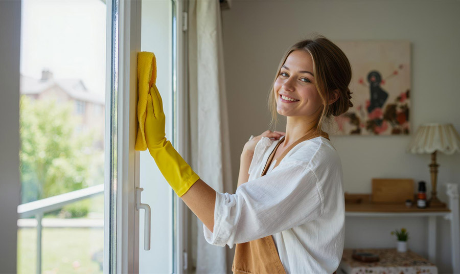 Πώς να καθαρίσετε το εξωτερικό των παραθύρων (και αυτά που δεν φτάνετε)