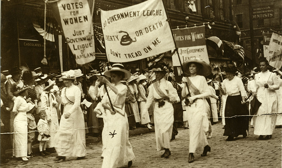 Διαμαρτυρία από Σουφραζέτες Μάρτιος 1913 PHOTO WIKIPEDIA