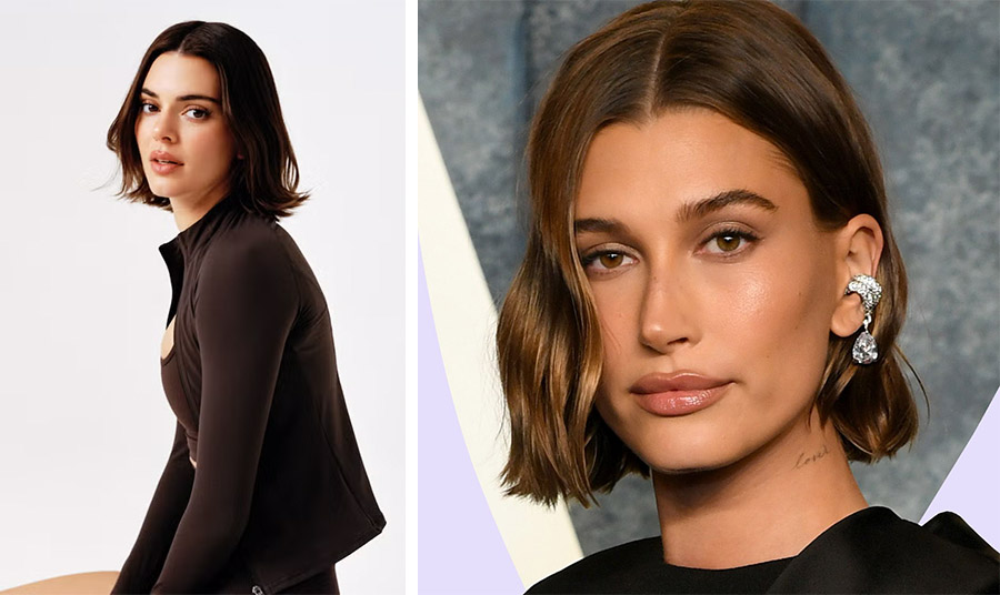 Kendall Jenner PHOTO INSTAGRAM // Hailey Bieber PHOTO INSTAGRAM
